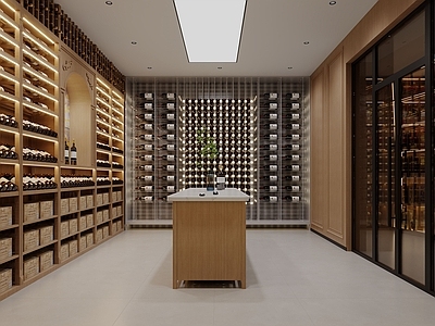现代简约烟酒店 酒窖