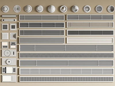 现代简约空调出风口 中央空调出风口 空调风口 暖风机 浴霸
