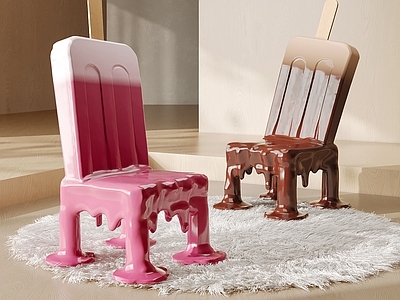 超现实主义其他椅子 雪糕单椅 儿童椅子