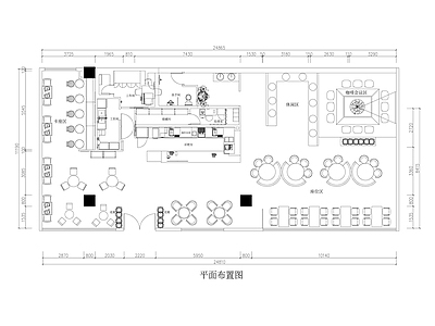 咖啡厅 咖啡厅平面图 咖啡馆