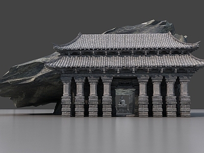 新中式古建 寺庙建筑