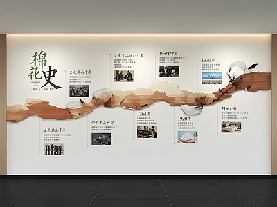 新中式历史展厅 现代企业文化墙 办公文化墙 走廊 宣传栏
