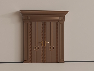 新中式庭院门 中式入户门  庭院入户门