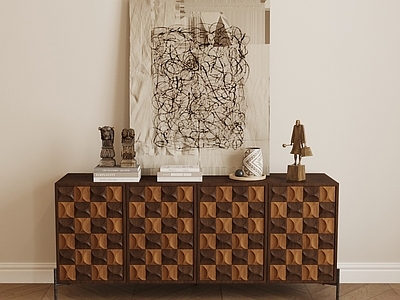 中古风斗柜 中古斗柜 边柜 玄关柜