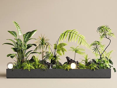 现代极简花箱 外摆花箱 户外花箱 植物盆栽 室内景观 景观造景