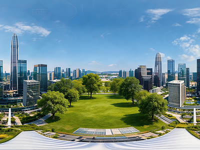 现代城市HDR
