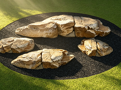 禅意景观景观石 柏坡黄景观置石 太行金景观石 自然景石 景石雕塑 景石组合
