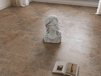 现代莱姆石 莱姆斯地面 仿古砖 地砖展厅