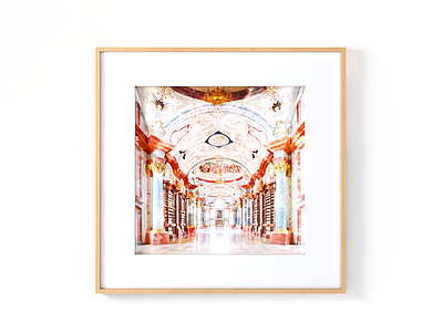 巴洛克风格挂画 法式挂画 客餐厅挂画 卧室挂画 玄关装饰画 古典建筑艺术挂画