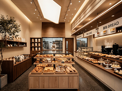 原木风甜品面包店 原木风甜品面包店