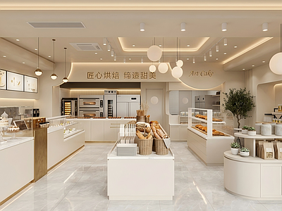 现代甜品面包店 甜品面包店