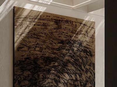 侘寂抽象画 中古挂画 禅意挂画 茶室挂画 客厅挂画 宋式挂画