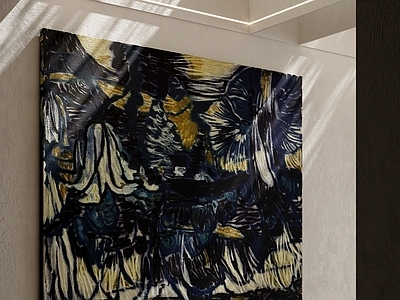侘寂油画 美式挂画 法式挂画 抽象画 油画 中古挂画