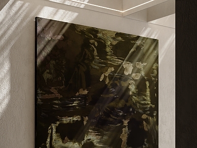 侘寂抽象画 宋式挂画 茶室挂画 客厅挂画 奶油挂画 中古挂画