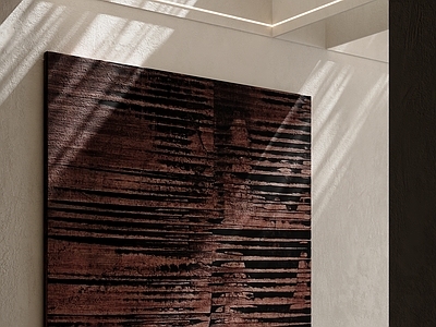 侘寂抽象画 中古挂画 宋氏挂画 油画 卧室挂画 茶室挂画