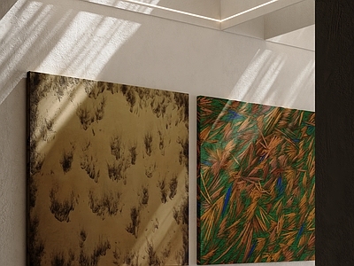 极简抽象画 美式挂画 轻奢挂画 油画 油画抽象画 卧室挂画