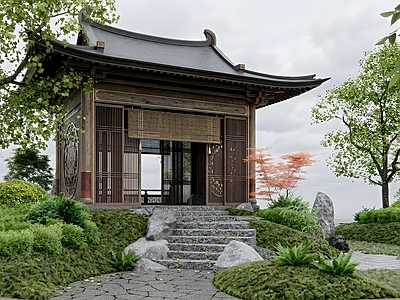 新中式亭子 新中式歇山顶景亭 中式唐风仿古亭