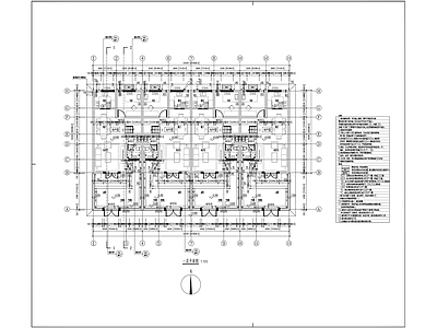 别墅建筑 农房建筑结构图纸 建筑施工图 结构施工图