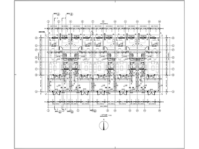 别墅建筑 农房集中居住 建筑施工图 结构施工图