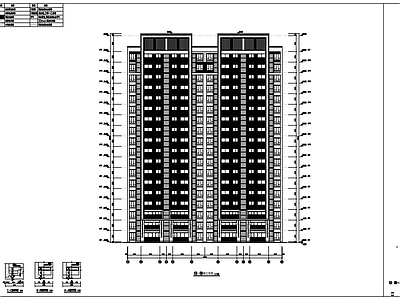 住宅楼建筑 高层住宅方案