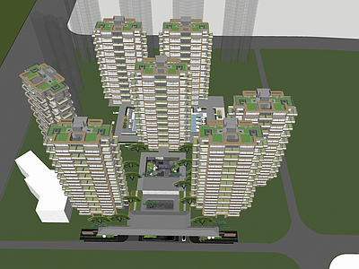 新中式售楼处建筑
