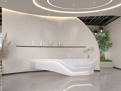 奶油风其他办公空间