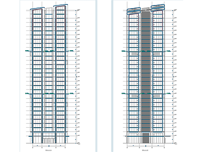 电气图 150米产业园 建筑泛光照明