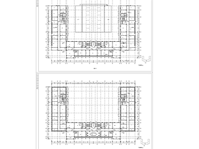 行政机构建筑 市法院办公楼 建筑施工图