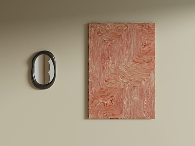 极简儿童挂画 抽象画 肌理画