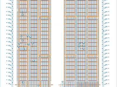 幕墙结构 150米超高层 幕墙