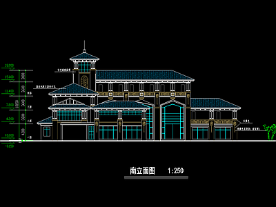 酒店建筑 小型迎宾馆