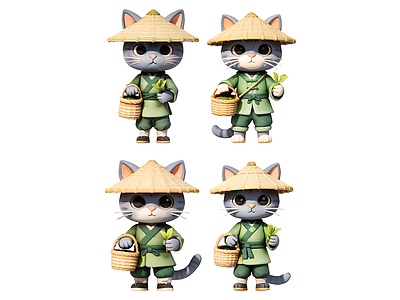 新中式虚拟人物 猫咪