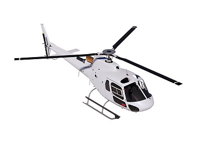 极简主义直升机 空客 AS350
