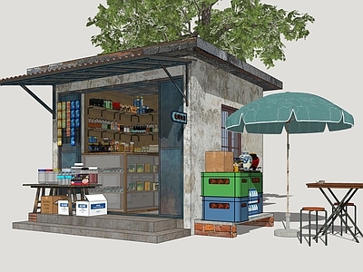 复古小公建 便民超市 怀旧超市 街头小超市 食杂店 怀旧小超市