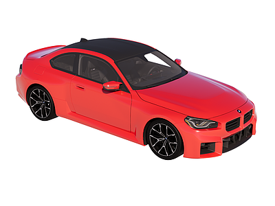 现代极简汽车 跑车 家用车 宝马 M2 G87 Coupe