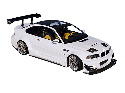 赛道化改装汽车 跑车 改装车 宝马 M3 E46 CSL