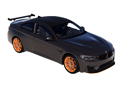 极简主义汽车 跑车 家用车 宝马 M4 GTS