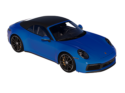 现代简约汽车 跑车 保时捷 911 Carrera 4S