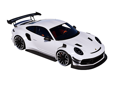 极简主义汽车 跑车 改装车 保时捷 911 GT3 RS