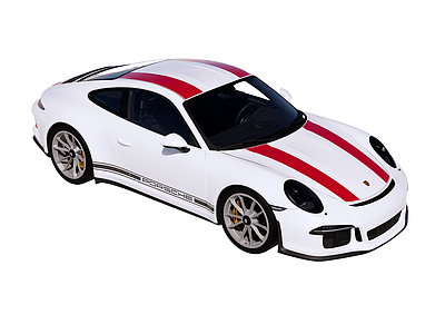 运动风格汽车 跑车 保时捷 911 R