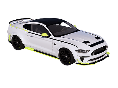 赛博朋克风汽车 跑车 福特 野马 RTR Spec 5
