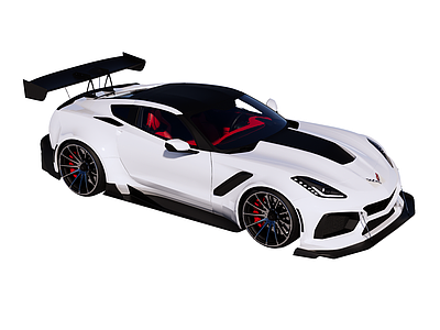 现代主义汽车 跑车 改装车 科尔维特 C8 ZR1