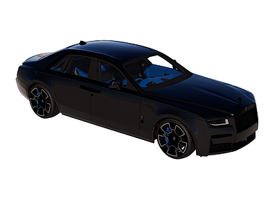 黑武士风格汽车 商务车 豪华车 劳斯莱斯 古斯特 Black Badge