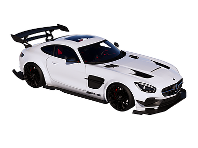 赛道化改装风格汽车 超级跑车 梅赛德斯 奔驰 AMG GT