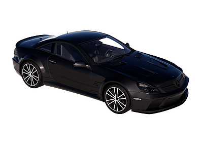 极简主义汽车 跑车 梅赛德斯 奔驰 AMG SL65 Black Series