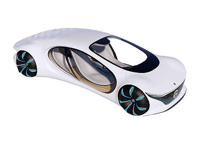 未来主义汽车 概念车 梅赛德斯 奔驰 Vision Avtr