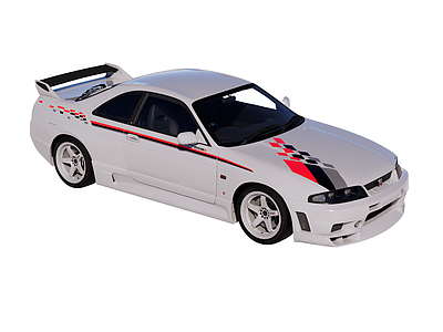 运动改装风汽车 跑车 日产 GTR R33 Nismo STune