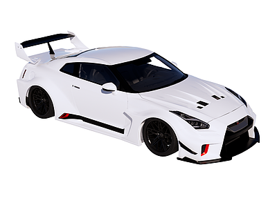 性能改装风格汽车 跑车 改装车 日产 GTR R35 LBWK