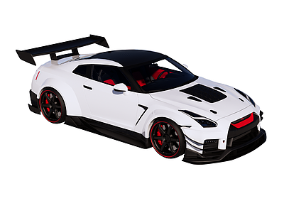 现代运动风汽车 跑车 改装车 日产 GTR R35 Nismo