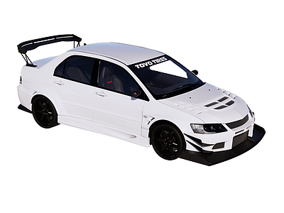性能改装风汽车 跑车 改装车 三菱 Lancer Evo IX